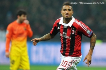 evin Prince Boateng scored the first goal for Milan